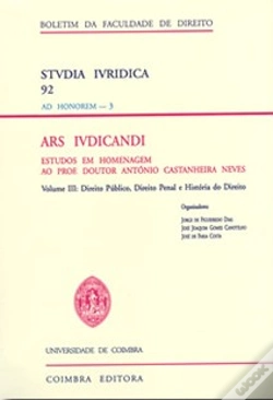 Capa do artigo ARS IVDICANDI - Vol. III - Direito Público, Direito Penal e História do Direito