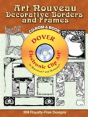 "Art Nouveau" Decorative Borders And Frames - Preview