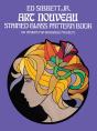 Art Nouveau Stained Glass Pattern Book - Preview
