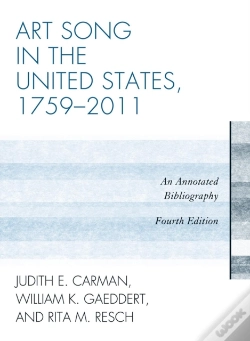 Capa do artigo Art Song In The United States, 1759-2011