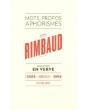 Arthur Rimbaud ; Mots, Propos, Aphorismes - Preview