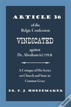 Capa do artigo Article 36 Of The Belgic Confession Vindicated Against Dr. Abraham Kuyper