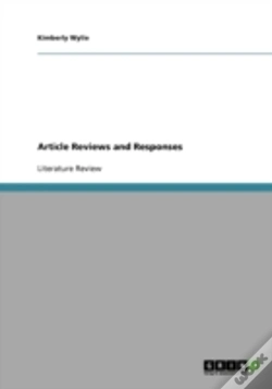 Capa do artigo Article Reviews And Responses
