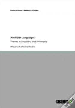 Capa do artigo Artificial Languages