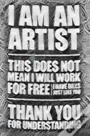 Artist  Humourous  Blank Creative Journal