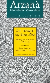 Capa do artigo Arzana. Cahiers De Litterature Medievale Italienne, No 08/Sept. 2002.
