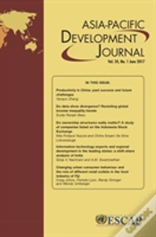 Capa do artigo Asia-Pacific Development Journal, Volume 24, Number 1, June 2017