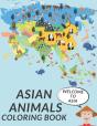 Asian Animals Coloring Book - Preview