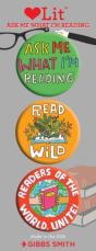 Ask Me What I'M Reading 3 Badge Set - Preview