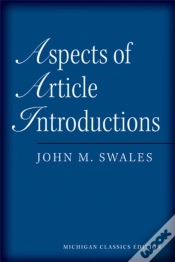 Capa do artigo Aspects Of Article Introductions, Michigan Classics Ed.