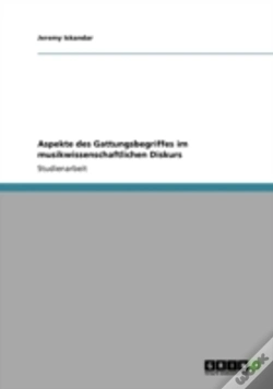 Capa do artigo Aspekte Des Gattungsbegriffes Im Musikwissenschaftlichen Diskurs