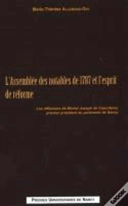 Capa do artigo Assemblée Des Notables De 1787 Et L'Esprit De Réforme ; Les Réflexions De Michel Joseph De Coeurdero