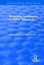 Assessing Sociologists In Higher Education - Preview