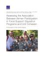 Assessing The Association Between Airmen Participation In Force Support Squadron Programs And Unit Cohesion - Preview