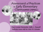 Assessment Of Practices In Early Elementary Classrooms - Preview