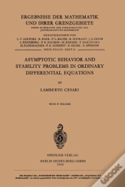 Capa do artigo Asymptotic Behavior And Stability Problems In Ordinary Differential Equations