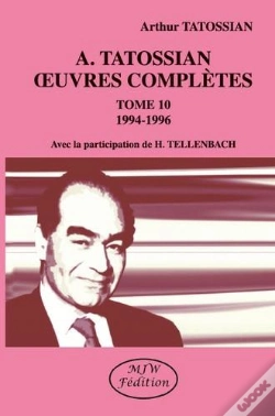 Capa do artigo A.Tatossian Oeuvres Complètes Tome 10 : 1994-1996