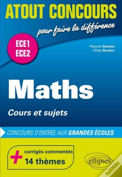 Capa do artigo Atout Concours : Mathématiques - Cours Et Sujets - Classes Préparatoires Ece 1 Et Ece 2