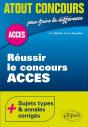 Atout Concours : Réussir Le Concours Acces - Preview