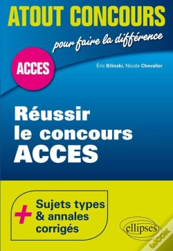 Capa do artigo Atout Concours : Réussir Le Concours Acces