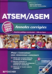 Capa do artigo Atsem/Asem - Annales Corriges - Nouveaux Concours 2012