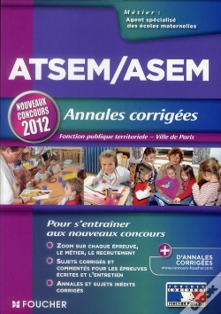 Capa do artigo Atsem/Asem - Annales Corriges - Nouveaux Concours 2012