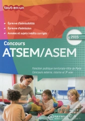 Atsem - Asem ; Les Concours Externe, Interne Et 3e Voie ; Concours 2015