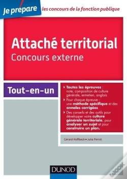Capa do artigo Attache Territorial. Concours Externe - Categorie A