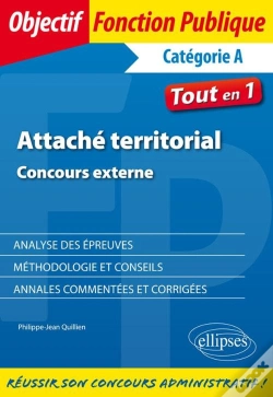 Capa do artigo Attaché Territorial. Concours Externe