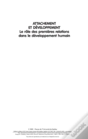 Capa do artigo Attachement Et Developpement. Le Role Des Premieres Relations Dans Le Developpement Humain