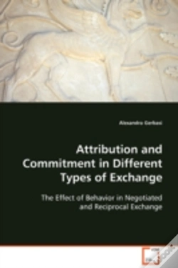 Capa do artigo Attribution And Commitment In Different Types Of Exchange