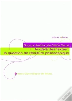 Capa do artigo Au-Delà Des Textes : La Question De L'Écriture Philosophique