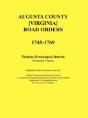 Augusta County (Virginia) Road Orders, 1 - Preview