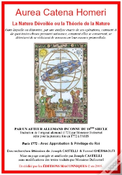 Capa do artigo Aurea Catena Homeri ; La Nature Devoilee Ou La Theorie De La Nature