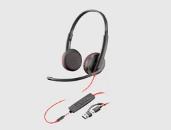 Capa do artigo Auricular plantronics blackwire 3320 diadema binaural cabo usb-a
