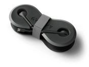 Capa do artigo Auriculares groovy com microfone e estojo conector tipo-c cor preto