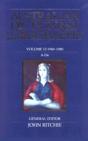 Australian Dictionary Of Biography - Preview