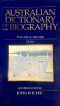 Australian Dictionary Of Biography - Preview