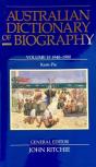 Australian Dictionary Of Biography - Preview
