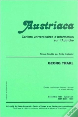 Capa do artigo Austriaca : Austriaca, N° 25/Décembre 1987 : Georg Trakl