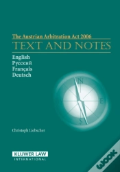 Capa do artigo Austrian Arbitration Act 2006: Text And Notes
