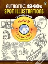 Authentic 1940s Spot Illustrations