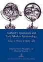 Authority, Innovation And Early Modern Epistemology - Preview
