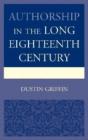 Authorship In The Long Eighteenth Century - Preview
