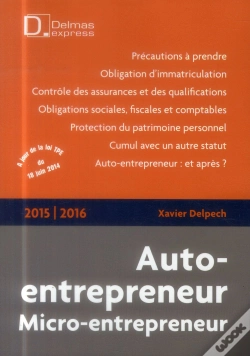 Capa do artigo Auto-Entrepreneur 2015/2016 ; 3e Édition