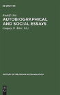 Autobiographical And Social Essays - Preview