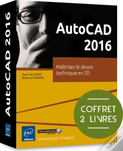 Capa do artigo Autocad 2016 - Coffret De 2 Livres : Maitrisez Le Dessin Technique En 2d
