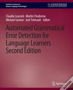 Capa do artigo Automated Grammatical Error Detection For Language Learners, Second Edition