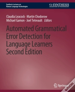Capa do artigo Automated Grammatical Error Detection For Language Learners, Second Edition