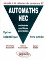Automaths Hec - Méthode, Synthèse, Exercices - Option Scientifique 1re Année - Preview
